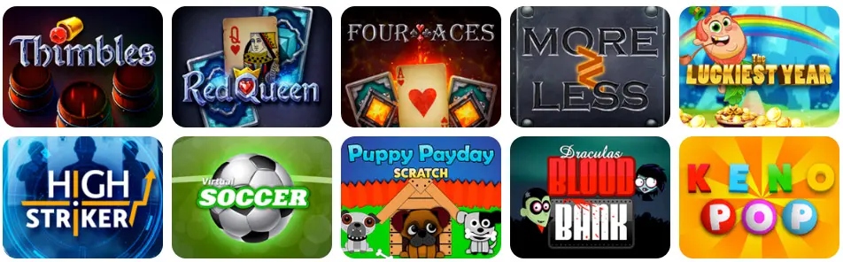 Jeux en ligne Mr James Casino
