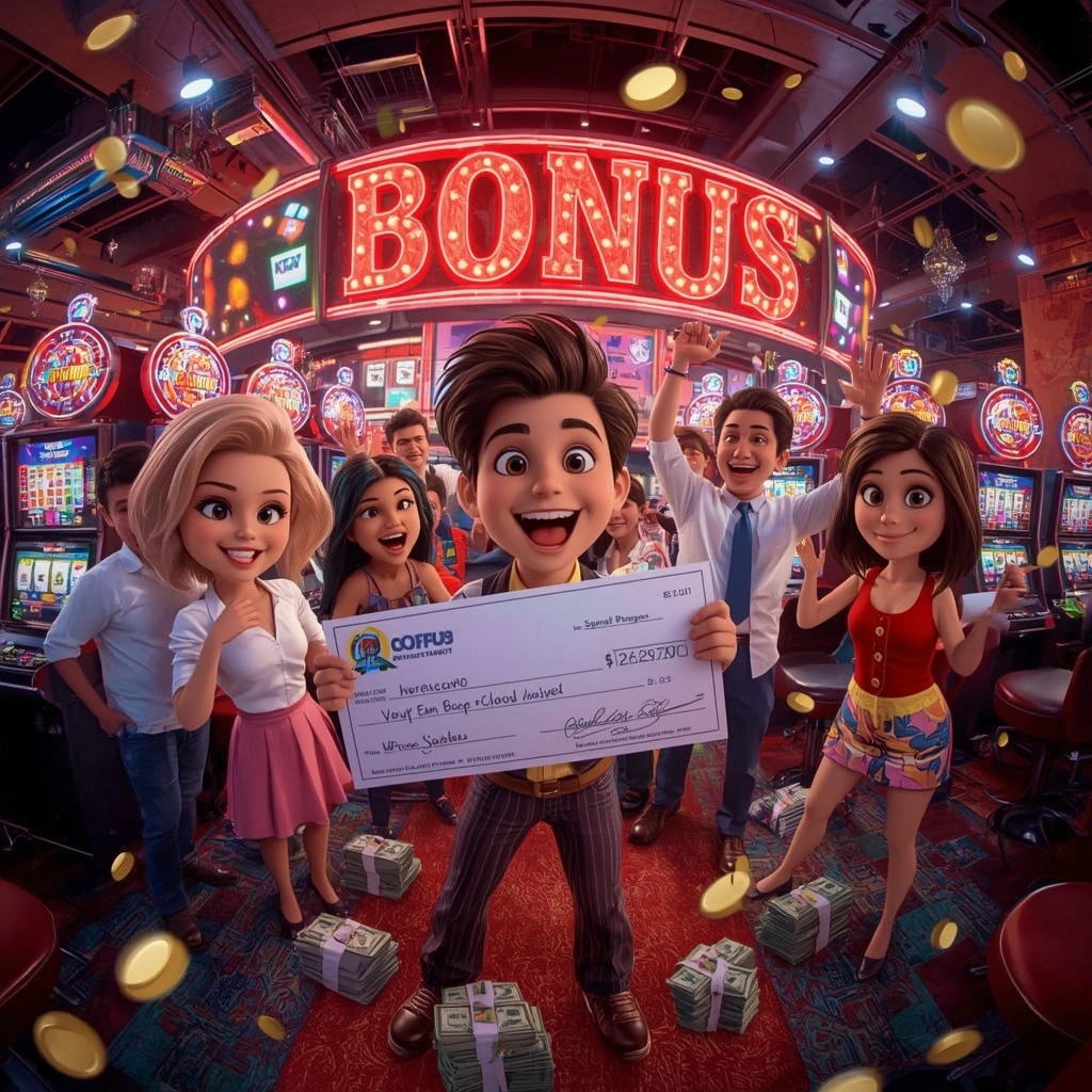 bonus dans les mains de l'homme au casino MR JAMES CASINO