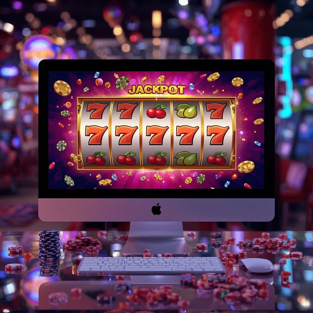 slots sur le moniteur Mr James Casino